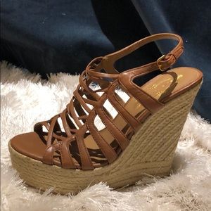 Elie Tahari espadrille wedge